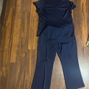 Smitten Navy Wide Leg Ensemble